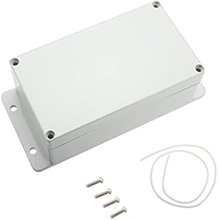 NiceDD Plastic Junction Box, Wire Cable Connection Enclosure, Dustproof Junction Box,Waterproof Junction Project Box, ABS IP65 Electronic Enclosure Adaptable Enclosure Project Box (151*83*60mm)