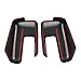 NqYGMcjtW 1 Pair Front Left and Right Door Side Wing Rear View Mirror Cover Cap Trim Carbon Fiber Style Plastic Compatible with 2021-2022
