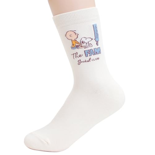 The Peanuts Snoopy Women and teen girls Cartoon Character Series Licensed Socks4