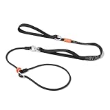 HowGo Slip Lead Dog Leash with Padded Handles | Lightweight Dog Training Leash with 360°Swivel Anti-Tangle | Heavy-Duty Lead and Collar for Large Medium and Small, No-Pull Walking (Black, 5.5FT)