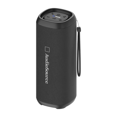 Audiosource Portable Bluetooth Speaker, 30W Loud Sound, Dual Passive...