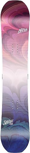 Nitro Snowboards Mädchen Spirit Kids BRD ´23, Allmountainboard, Twin, Flat-Out Rocker, Softride
