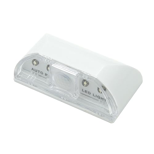 Housoutil Luz Del Sensor De Bloqueo Para Puerta De Entrada - Lámpara PIR IR Para Pasillo Con Ojo De Cerradura - Abdominales Llave