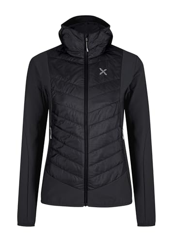 MONTURA Trace Hybrid - Chaqueta para mujer (talla XL, resistente a la intemperie, protección para esquí y montaña), color negro