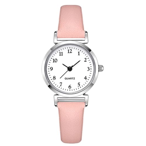 Montre facile à lire pour femme RORIOS étanche avec grand cadran clair et cuir