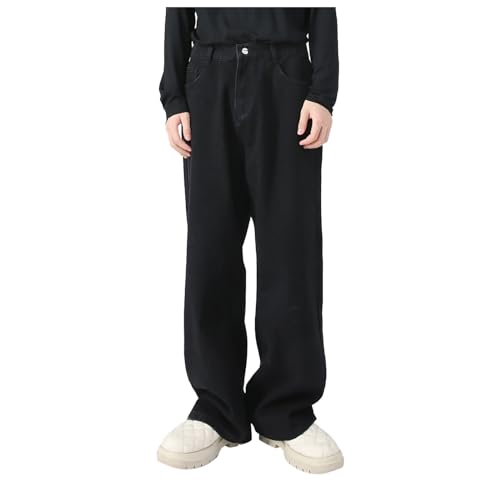 Pantalon denim hip-hop homme Y2K sarouel respirant été décontracté