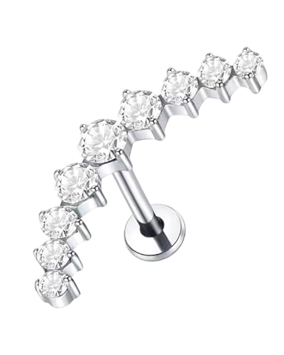 Yotlein Piercing Titanio Oreja, 16G Conch Pier-cing de rosca