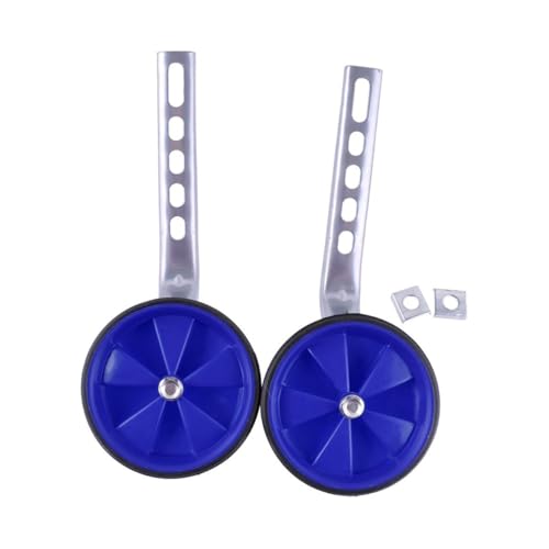Kit de Ruedas de Entrenamiento Abaodam para Bicicletas Azul con Estabilizadores Resistentes y Accesorios, Fácil de Montar, Soporte de Alta Carga para Niños y Aprendizaje miniatura 1