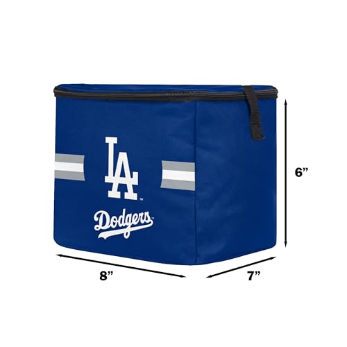 Image of FOCO MLB Officially Licensed Primary Logo Team Stripe 6 or 12 Pack Soft Insulated Game Day Baseball Lunch Tote Cooler