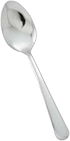 Winco Windsor 18/0 Stainless Steel Dinner Spoons, Set of 12 - Commercial Grade, Dishwasher Safe, Mirror Finish