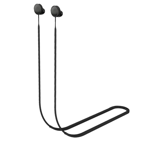 Google Pixel Buds 2a�p�����h�~�X�g���b�v�ANOUKAJU �X�|�[�c�\�t�g�V���R���X�g���b�v�A�N�Z�T���[�A�w�b�h�t�H�������h�~�X�g���b�v�AGoogle Pixel Buds 2a�p�A�N�Z�T���[(�u���b�N)