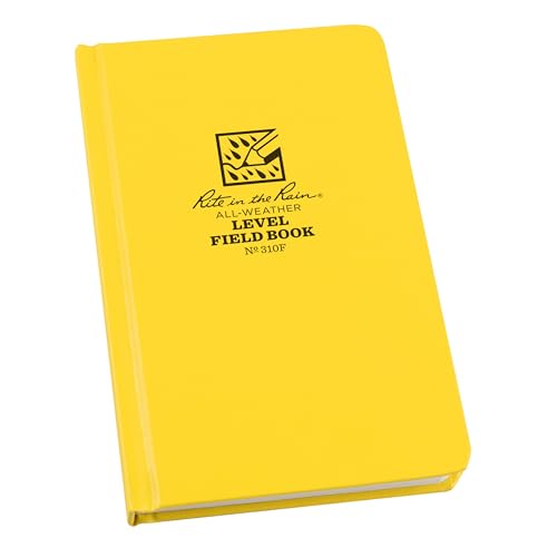 Carnet à couverture rigide jaune Rite in the Rain 310F résistant aux intempéries