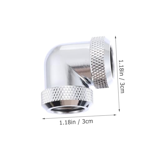 Conector giratorio para refrigeración por agua de computadora ideal para modificar cajas compactas 2