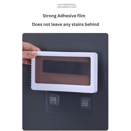 Image of Shower Phone Holder | Waterproof Bathroom Mobile Phone Holder | Anti-Fog Case for Shower | Wall Mountable | 6.8 Inch Support Touch Screen Parent (White)
