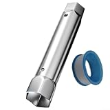 Vidonergy Chiave a tubo regolabile per installazione di lavello e scarico, 23-27 mm e 34-40 mm, chiave a bussola a doppia dimensione | Chiave a bussola in acciaio forgiato con finitura galvanizzata