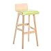 Kejing Śniadanie Kuchnia Counter Krzesła Bar Stołek Drewniany Stołek Stołek Lekki Zielony Wysokie Skórzane Krzesło Krzesło Z Nogami Z Legasman Krzesło (Color : Green, Size : SeatHeight75cm)