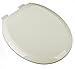 Slow Close Premium Plastic Round Toilet Seat, Linen - Biscuit