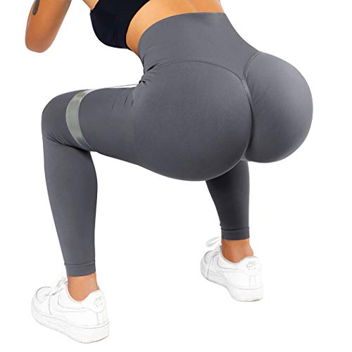 SUUKSESS Scrunch Butt Lifting Seamless Leggings for Women Booty High Waisted Workout Yoga Pants