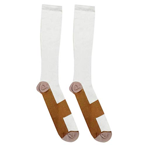 Qixiu Calcetines de compresión para hombre y mujer Cover