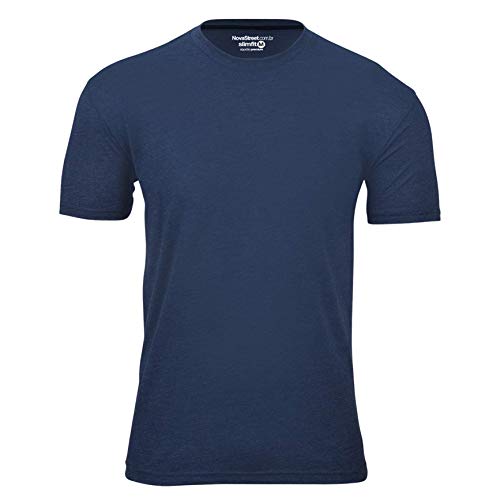 Kit 6 Camisetas Básicas Masculinas Lisas Confort Novastreet, Opção 1 - Cores da foto; Tamanho:M