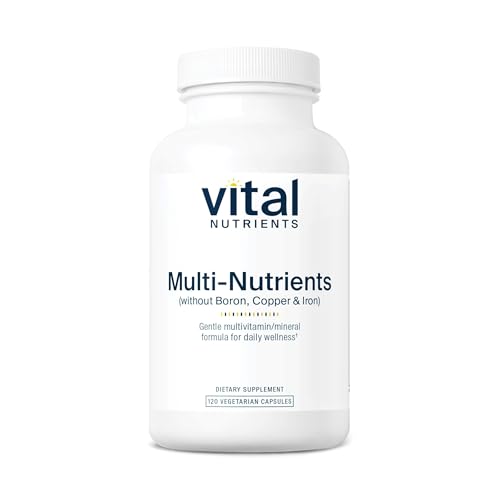 Vital Nutrients Multi-Nutrients 5 Ultra Antioxidant Formula | Boron, Copper, and Iron Free | Vegetarian Daily Multivitamin and Mineral | Gluten, Dairy, Soy Free | Non-GMO | 120 Capsules