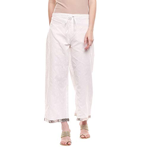 Image of BIBA Womens Printed Palazzo Pants