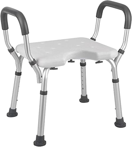 Asiento de baño antideslizante ajustable para adultos y discapacitados, silla de ducha con altura de agarre, taburete de bañera ajustable, ayuda de movilidad para un baño y ducha seguros