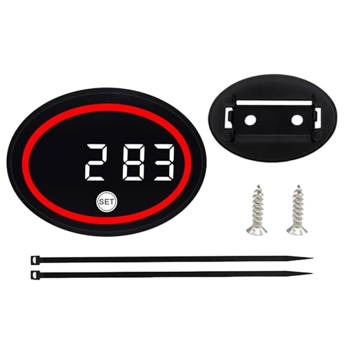 DISPLAY MULTIFUNZIONE: con funzioni integrate di tensione e temperatura, l'orologio digitale per bici è un display multifunzione 4 in 1 che aiuta i ciclisti a traccia delle informazioni importanti del veicolo per migliorare le prestazioni e la tranquillità. Poiché puoi controllare a colpo d'occhio i dati necessari durante la guida, puoi reagire in modo appropriato in diversi ambienti.