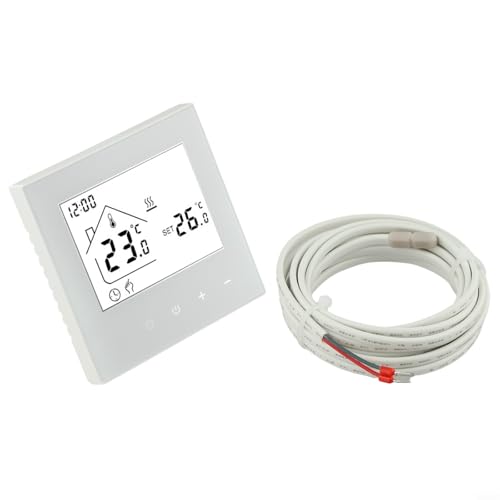 Panneau de commande de chauffage au sol électrique avec thermostat programmable - 5