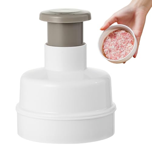 Prensa para filetes picados, prensa de hamburguesas antiadherente, molde de patties, accesorio para hornear barbacoa herramienta para carne de vacuno, tocino, salchichas, camarones casa restaurante