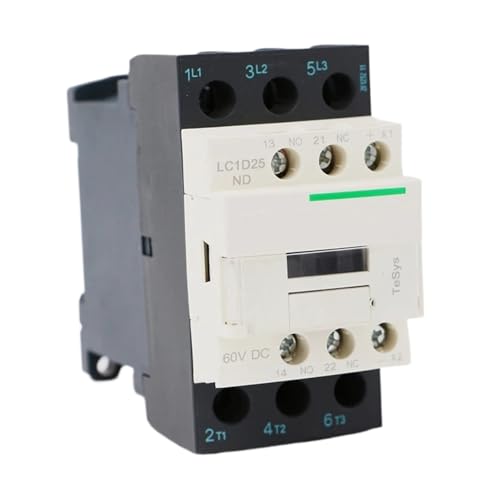 Contacteur LC1D25ND pour éviter les pannes de moteur 25A avec sa bobine stable 60V DC