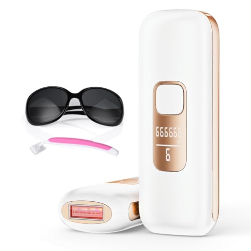 3-in-1 IPL Hair Removal Device, 999,900 Flashes, 9 Energy Levels