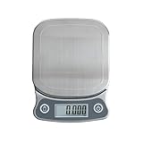 EatSmart Precision Elite Digital Kitchen Scale - 15 lb. Capacity, UltraBright Display and Stainless Steel Platform
