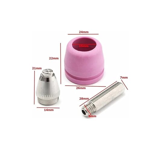 Consommables AG-60 avec 100 pièces buse de soudage et électrode plasma - 4
