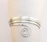 bisuteria el corte ingles pulseras Está hecho de aluminio Vaessen Creative Alu Deco Alambre Plano para Manualidades, Plateado (Silver), 5 x 1 mm (5 m)