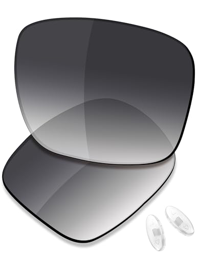 Image of SAUCER Premium Replacement Lenses & Nosepads for Oakley Holbrook Ti OO6048 | UV400 Protection, Anti-Scratch, Precise Fit