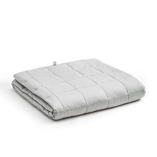 YnM Weighted Blanket — Heavy 100% Oeko-Tex Certified Cotton Material with Premium Glass