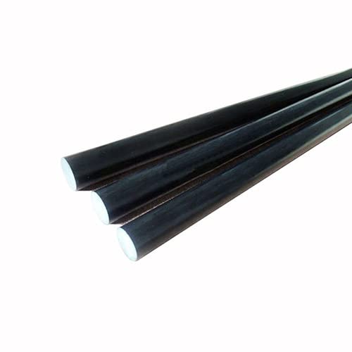 10 sztuk 500mm prętów z włókna szklanego i prętów z włókna węglowego do owijania winylu(3.8x500mm)