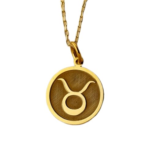 Collier Taureau en argent plaqué or, un bijou astro raffiné