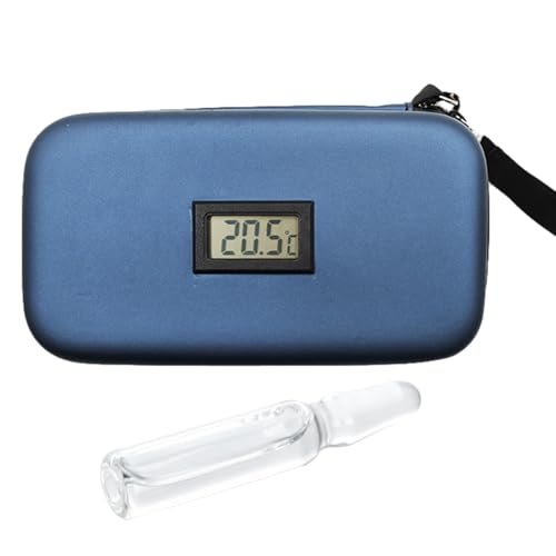 Paquete De Enfriamiento De Insulina - Medicina Más Fresca Para Viajes | Bolsa De Medicamentos Para Aislamiento | Bolsa De Enfriamiento Aislado Diabético | Frecuente De Medicamentos Con Seguimiento De