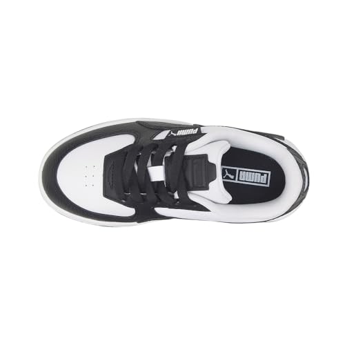 PUMA Toddler Boys Cali Dream Leather Lace Up Sneakers Shoes Casual - Black, White - Size 1 M4