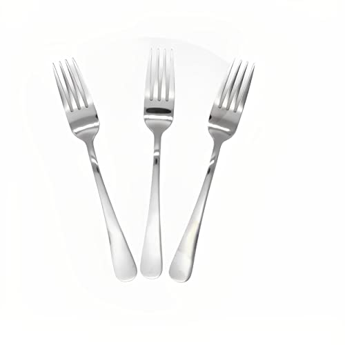 PLUS HOME TENEDORES PESCADO 3 UNIDAD 19X2.65 Cubertería de acero inoxidablepara cocina,decoracion mesa Excelente acabado (TENEDORES PESCADO 19X2.65CM, Colección Minimal)