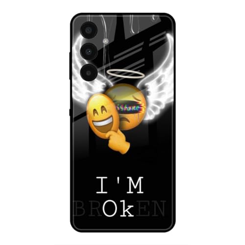 Image of SmashItUp Quote | I am Okay Designer Printed TPU Metal Case Mobile Back Cover for Samsung A15 5G