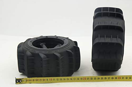 Flmlf Sand Wheel Tire Set (2Pcs) For 1/5 Baja 5B 5T 5Sc 190X90Mm Hub Adapter Hexagon 24Mm Rc Wheels #TOP5