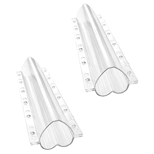 Zerodeko 2 Stks Hartvorm Groenten Groeiende Mold Clear Komkommer Shaping Mold Plastic Tuin Plantaardige Vorming Mold… - Image 3