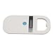 Rechargeable Pet Microchip Scanner with Dual Frequency Reading, USB Interface, Portable Animal Tag Reader for Dogs and Cats (White)