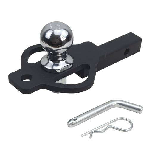 REDTEE Trailer Hitch Ball Mount with 2 inch Ball Fits 1 1/4-Inch Receiver