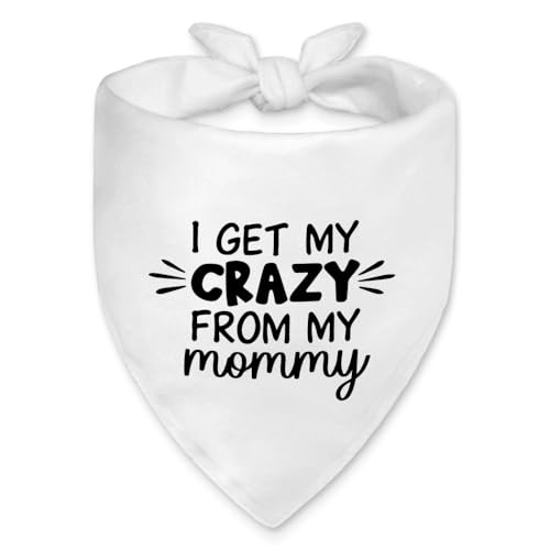 Vgrti I Get My Crazy from My Mommy Dog Bandana,�t�@�j�[�h�b�O�}�}�M�t�g,�o�����^�C���f�[�p�y�b�g�X�J�[�t�A�N�Z�T���[,��̓����p�X�J�[�t,�����ւ̃N���X�}�X�a�����M�t�g,�����D�Ƃւ̃M�t�g�B