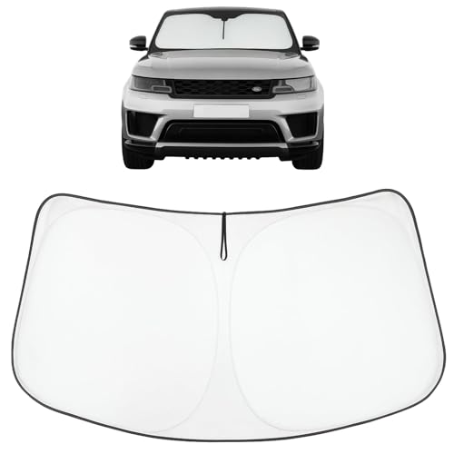 Image of Proadsy 2026 Upgrade Front Windshield Sun Shade Foldable Sunshade Protector Custom Fit for 2014-2022 Land Rover Range Rover Sport SUV Accessories