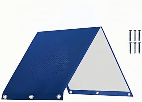 Playground Replacement Canopy, 52″ x 90″ Swing Set Replacement Tarp, Waterproof 210D Oxford Cloth Playset Replacement Tarp, Playground Accessories for Kids Outdoor, Backyard Playground (Dark Blue)